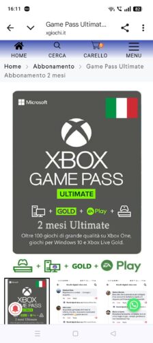Game Pass Ultimate Abbonamento 2 mesi photo review