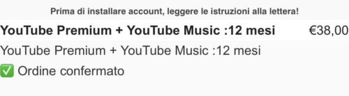 YouTube Premium + YouTube Music :12 mesi photo review